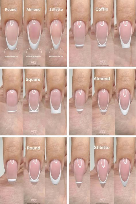 French With Art Nails, Nails Art Ideas Easy, French Tip Nails With Nail Art, Basic Nails That Go With Everything, Cute Short Nail Ideas Simple, Nails Natural Design Ideas, Natural Nails With French Tip, Nail Basic Design, Easy Nail Designs On Short Nails