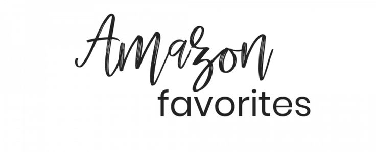 the words amazonn favorites written in black ink