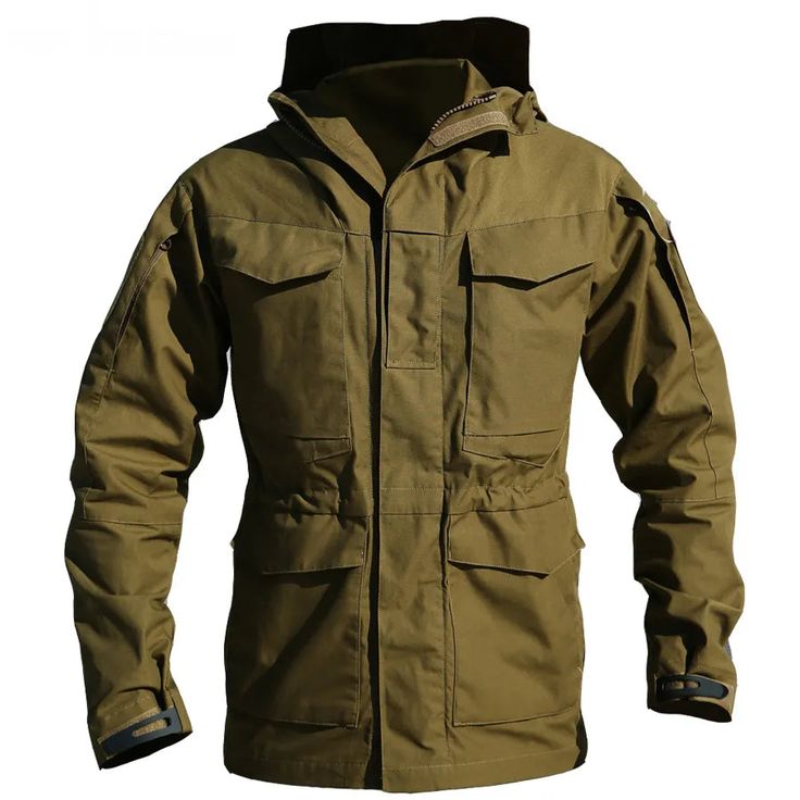 Conquer any challenge in style with our New Military Style Tactical Jackets! Dominate the outdoors with bold, risk-taking confidence. Designed with durable materials, these jackets are ready to tackle any terrain and keep you prepared for any adventure. Defy limits and embrace the thrill of the unknown with our tactical jackets. Designed by 4COLORDRESS Tactical Hoodie, Us Army Jacket, Flight Pilot, Military Field Jacket, Army Clothes, Waterproof Jacket Men, Tactical Jacket, Windbreaker Jacket Mens, Men's Windbreaker