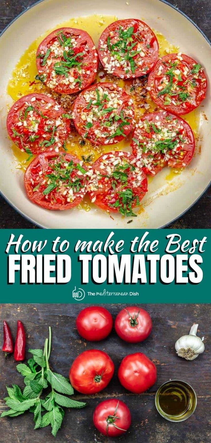 how to make the best fried tomatoes in minutes and less than 10 minutes is all you need