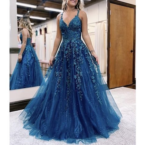 Periwinkle Dress Prom, Fairytale Dress Prom, Ethereal Prom Dress, Prom Dresses Sparkle, Party Floor, Dresses Sparkle, Shine Dress, Quinceanera Themes Dresses, Cheap Prom Dresses Online