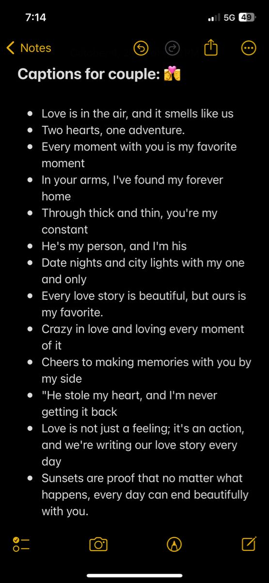 a text message that reads captions for couple love is in the air and it smells like us two hearts, one with you is my favorite