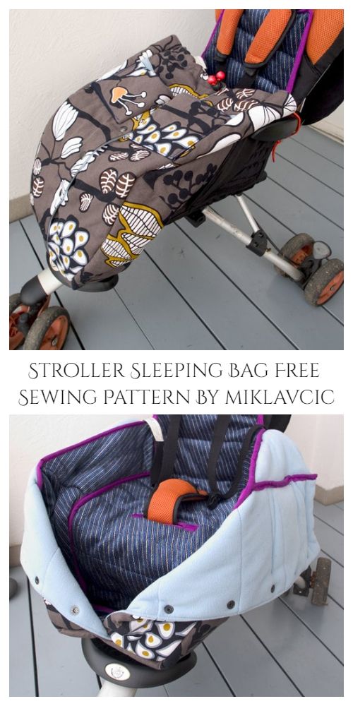 the stroller sleeping bag is free sewing pattern