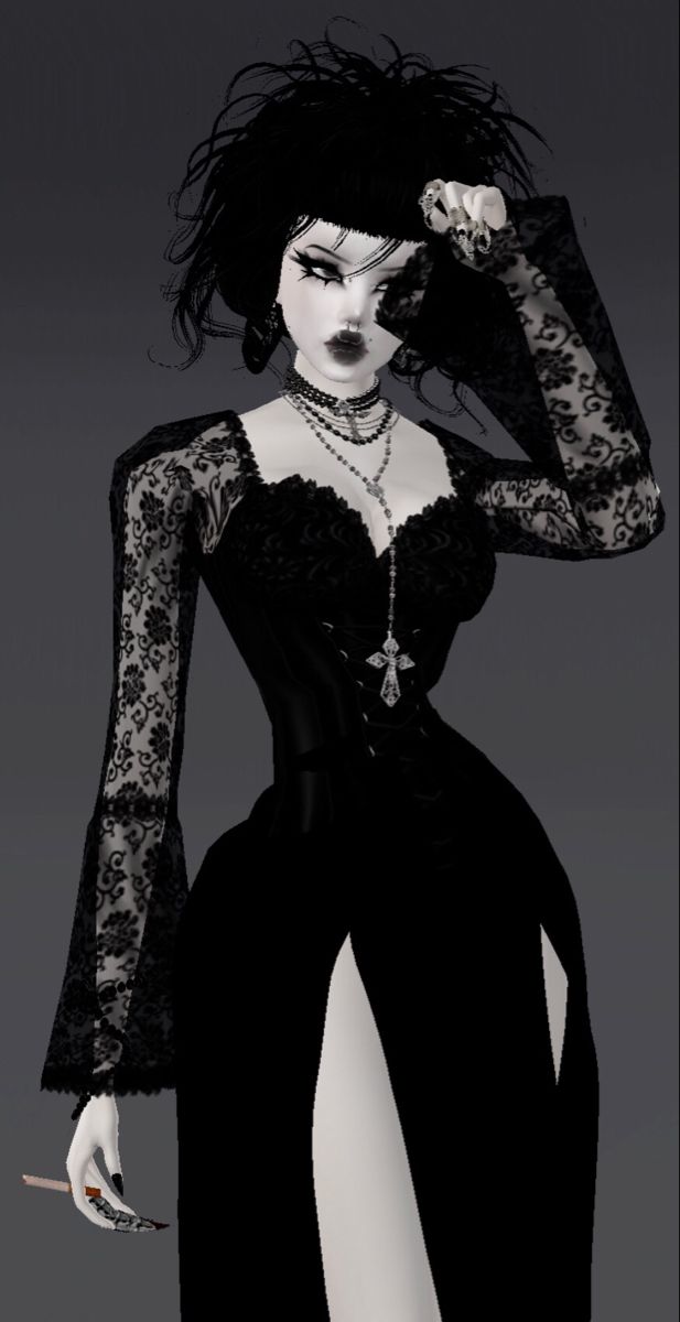 Imvu Avi Ideas Cute, Imvu Goth Outfits, Imvu Avi Ideas Y2k, Imvu Emo Outfits, Sims Fits, Imvu Avi, Imvu Grunge, Outfits Goth, Goth Imvu