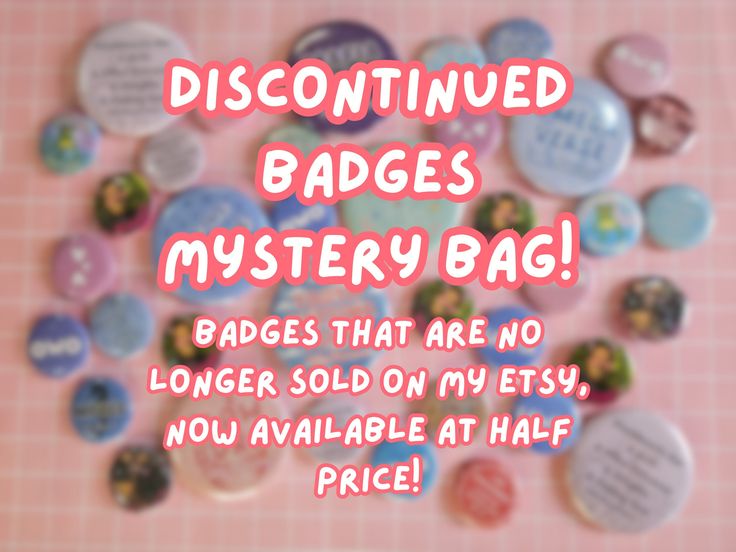 In this lucky dip, we will select a random badge just for you! These are A-Grade badges, the same high quality as the rest of the badges on my Etsy, but with a twist - these designs are no longer available on Cumulus Crafts! With this in mind, they're offered at half the price of my regular badges! Looking for discounted B-Grade badges? Check out my Whoopsie Badge Mystery Bag! Please note, specific designs can't be requested to keep things fair for everyone. ☁︎ Possible badge themes include... ☁ Pride Patches, Pride Badges, Pin Button Badges, Nonverbal Communication, Button Badges, Mystery Bag, Fandom Outfits, Cool Patches, Pin Button