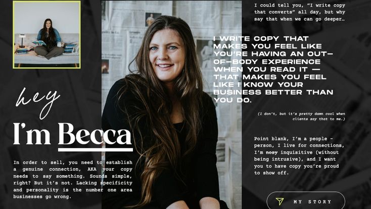 Becca Mitchell Copy | Small Business Copywriter