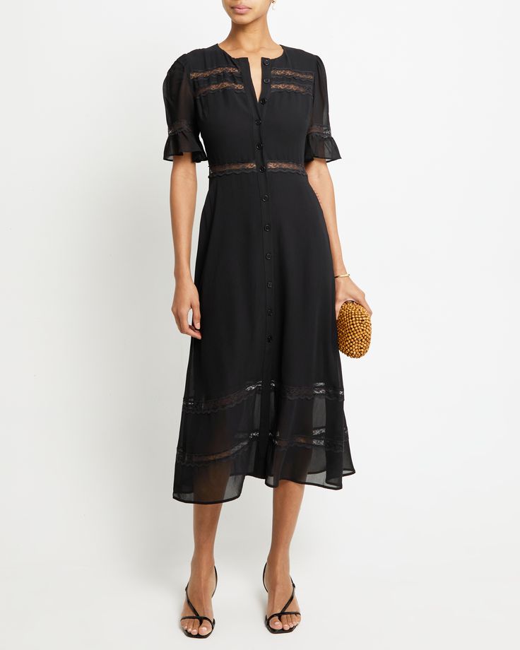 Adina Dress Jenni Kayne, Price Comparison, Lace Panelled, Spring 2024, Linen Dress, Sheer Lace, Model Measurements, Classic Looks, Classic Style