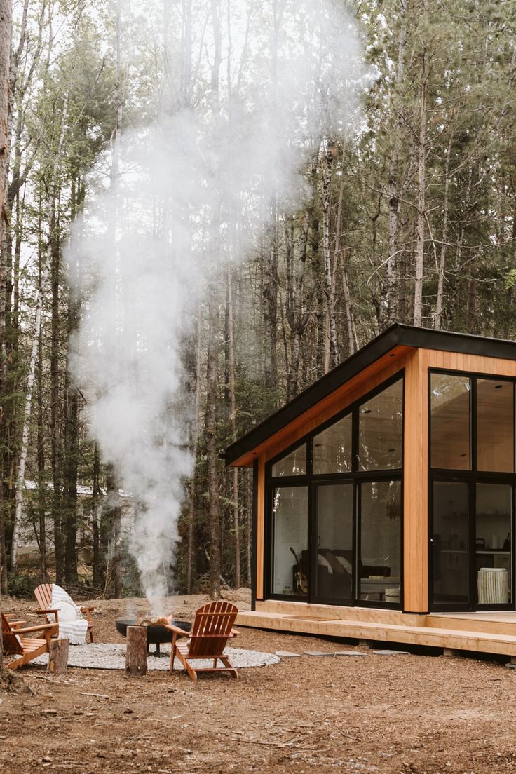 Minimalist aesthetic design at On Cabin Time, the luxury couples retreat in Harcourt, Ontario. 

#designinspo #airbnb #tinyhome Photo Credit: 

Callie Davidson Photography Aesthetic Air Bnb, Cabin Airbnb Ideas, Minimalist Cabin Interior, Air Bnb Aesthetic, Rural Airbnb, Modern Cabin Aesthetic, Ugc Airbnb, Airbnb Photoshoot Ideas, Airbnb Retreat