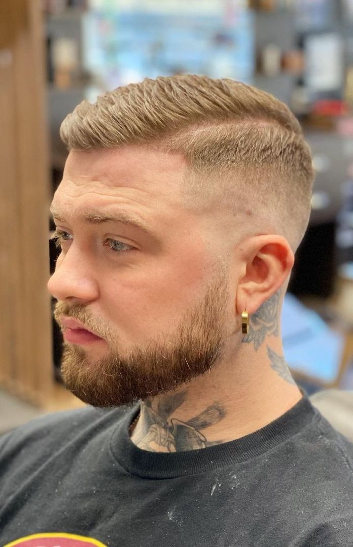 Hard Part Haircut Mens Short, Mens Haircut Shorter, Men’s Haircut With Clippers, High Fade Haircut Mens Side Part, Mens Haircut For Large Head, Short Gentleman Haircut, Mens Shaved Haircut, Short Cropped Hair Men, Men’s Clipper Haircut