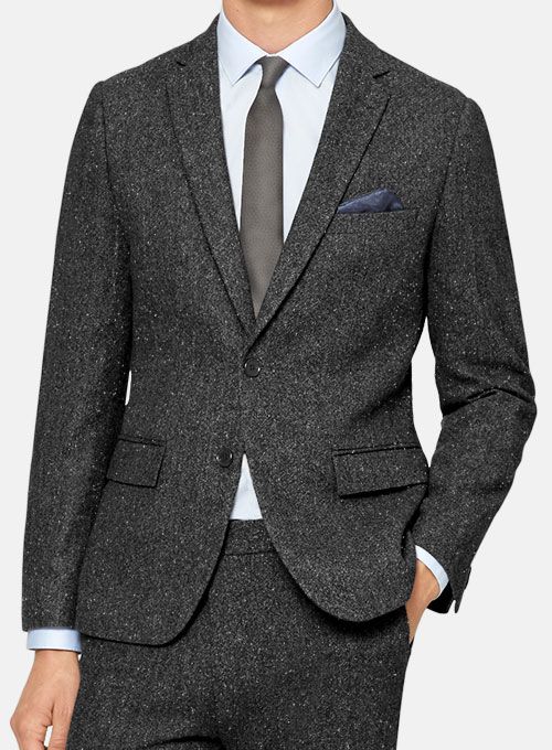 Donegal Tweed Jacket : StudioSuits: Made To Measure Custom Suits, Customize Suits, Jackets and Trousers Robin Blue, Tweed Sport Coat, Donegal Tweed, Blazer For Men, Jacket Collection, Custom Suits, Grey Tweed, Custom Suit, Tweed Blazer