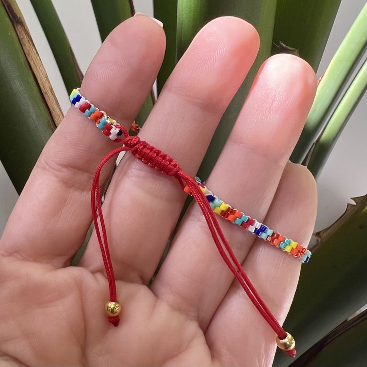 Adjustable to any size Made in Colombia by Artisans. 1 1/2 Hours of work. Exclusive and unique adjustable bracelet made with the highest quality miyuki beads.Handmade from Colombia S.A. Adjustable to any size. 1 1/2 Hours of work. If you have any questions or need assistance, please contact us via Instagram @marcesjewelry. --- Pulsera o brazalete ajustable con diseño exclusivo y único fabricado con material miyuki de la más alta calidad. Elaborada a mano en Colombia S.A. Anustable a cualquier pu Playful Adjustable Multicolor Heart Bracelet, Brick Stitch Heart Bracelet, Miyuki Ayukawa, Red Miyuki Bracelet, Ace Of Diamond Miyuki, Custom Jewelry Necklaces, Heart Rainbow, Miyuki Bracelet, Ring Bracelet Chain