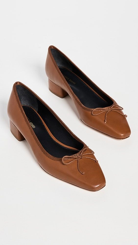 Veronica Beard Cecile Flats | Shopbop Brown Court Shoes With Contrasting Heel, Brown Court Shoes With Contrasting Heel Counter, Brown Leather Shoes With Contrasting Heel Counter, Formal Court Shoes With Block Heel And Rubber Cap, Brown Leather Shoes With Low Heel, Classic Low Heel Court Shoes With Leather Sole, Classic Court Shoes With Low Heel And Leather Sole, Calf Leather Court Shoes With Branded Heel For Business, Leather Shoes With Rubber Heel Cap For Work