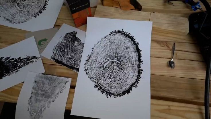 several pieces of paper with drawings on them