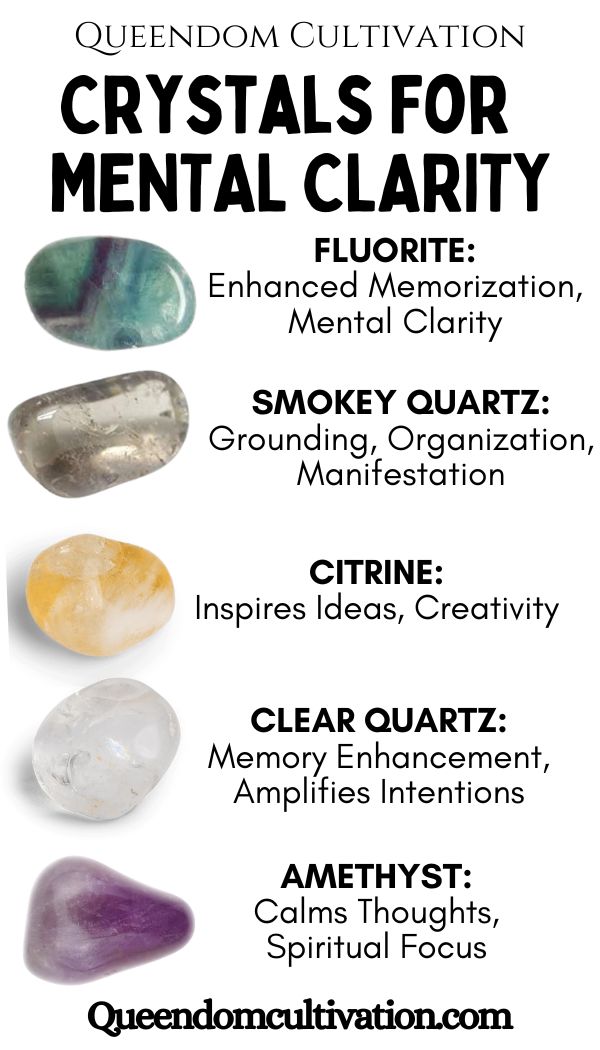 Use these crystals intentionally to clear mental fog and increase flowing clarity. The 4x6 inch Mylar Holographic Resealable Bag includes:(1) Crystal Info Card(1) 3x4 White Organza Jewelry Drawstring Bag(5) Crystals: Fluorite, Smokey Quartz, Citrine, Clear Quartz and Amethyst. Crystals For Clarity, Crystals Fluorite, Witch Crystals, Organza Jewelry, Crystal Healing Chart, Crystals Healing Properties, Spiritual Crystals, Healing Crystal Jewelry, Crystal Healing Stones