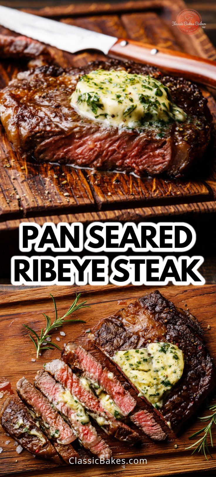 pan seared steak recipe with garlic butter