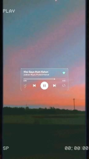 an iphone screen with the music player on it