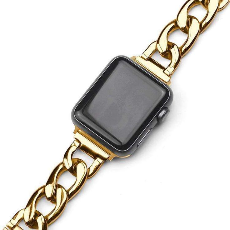 Rose Gold Stainless Steel Compatible With Apple Watch Metal Chain Band Strap For iWatch Series 4/3/2/1 - techypopcom Apple Watch Colors, Apple Watch Stainless Steel, Apple Watch バンド, Apple Watch Bands Fashion, Apple Watch Bands Women, Apple Watch Nike, Apple Watch Charger, Classy Watch, Apple Watch 1