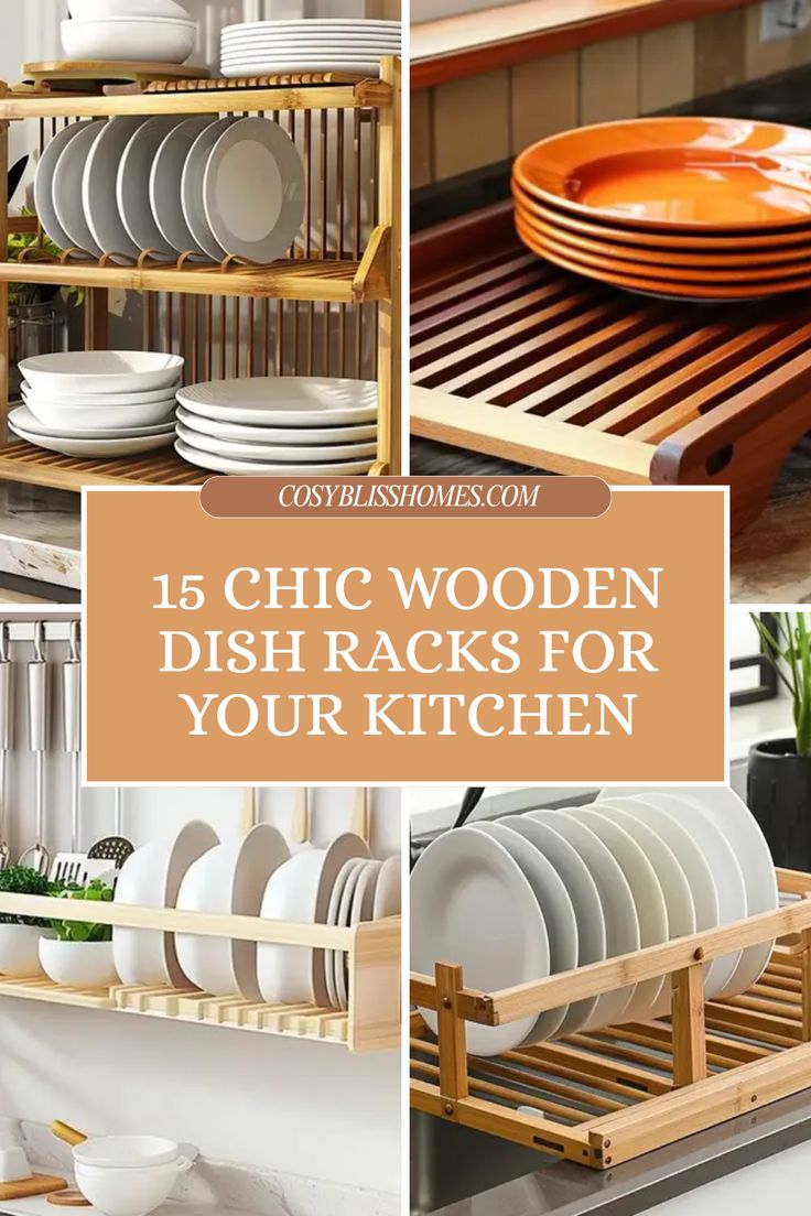 Explore 15 stylish wooden dish racks with inspiring images showcasing features like wall-mounted options, classic over-the-sink designs, and eco-friendly custom-built racks, perfect for enhancing any kitchen space. Kitchen Sink Drainer Dish Drying Racks, Kitchen Island Dish Drying Rack, Kitchen Racks Ideas Shelves, Over The Sink Dish Drying Rack, Hidden Dish Drying Rack, Dish Drying Rack Ideas, Dish Rack Ideas, Drying Rack Ideas, Dishes Drying Rack