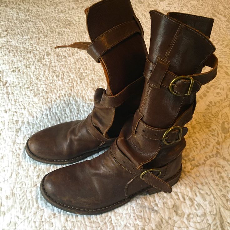 Brown Leather Fiorenti + Baker 7040 Boots. Great Used Condition. Fall Boots, Gift Inspo, Fall 24, Dream Style, Dream Shoes, Moto Boots, Walkers, Tall Boots, Brown Boots