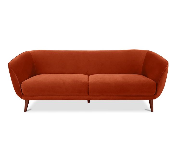 Jessa Sofa Rust - Scandinavian Designs Art Deco Living Room Furniture, Small Modern Sofa, Mid Century Couch, Mid Century Modern Couch, Mid Century Modern Loveseat, Teal Sofa, Art Deco Living Room, Mid Century Modern Sofa, Mid Century Modern Living Room