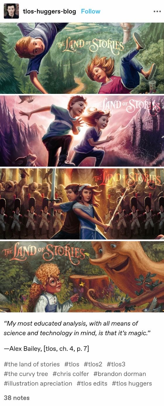 an advertisement for the land of stories