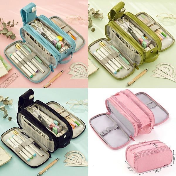 Pens Holder, Stationery Haul, Cute Stationary School Supplies, Stylish School Bags, School Bag Essentials, School Pencil Case, Cute School Stationary, Cute Pencil Case, Kawaii School Supplies