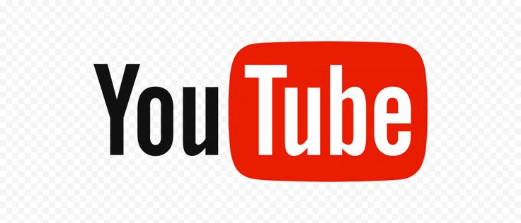 the youtube logo is shown in black and red