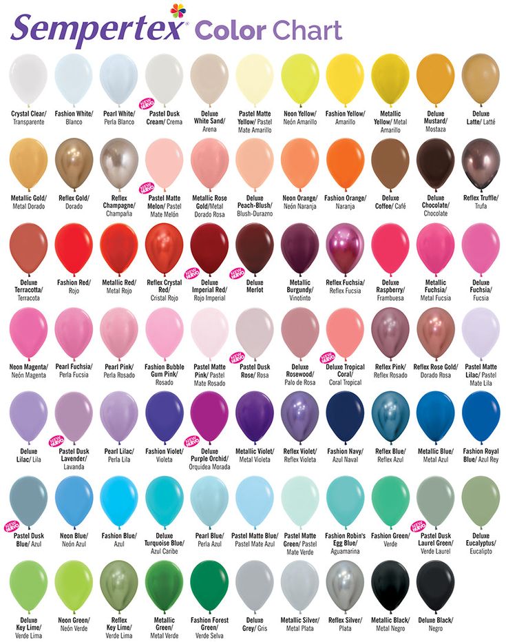 Sempertex Betallatex Latex Balloons Color Chart 11 Inch Size Metallic Pink Balloons, Shades Of Blue Balloons, Balloon Color Palette, Balloon Business Names, Balloon Color Schemes, Balloon Color Combinations, Coral Balloons, Bear Centerpieces, Cute Balloons