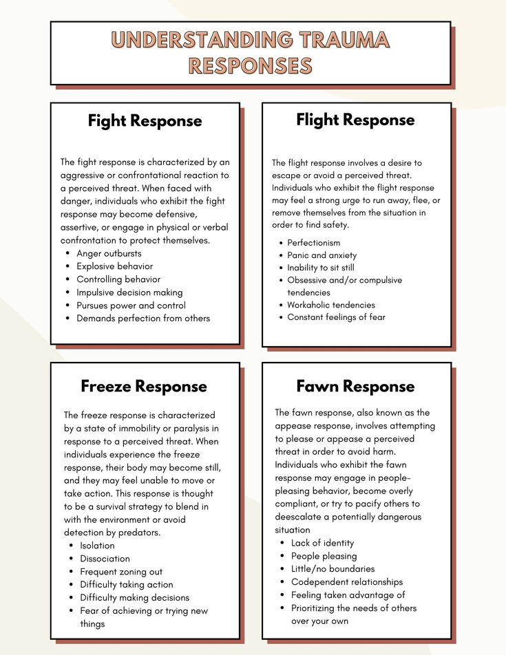 This sheet offers an overview of each of the trauma responses: the fight, flight, freeze, and fawn responses. These are the stress responses that people experience when faced with a perceived threat or danger. These responses are automatic and serve as survival mechanisms. Prostate Health Men, Cognitive Therapy, Mental Health Facts, Mental Health Therapy, Mental Health Counseling, Therapy Worksheets, Therapy Tools, Mental And Emotional Health, Therapy Activities