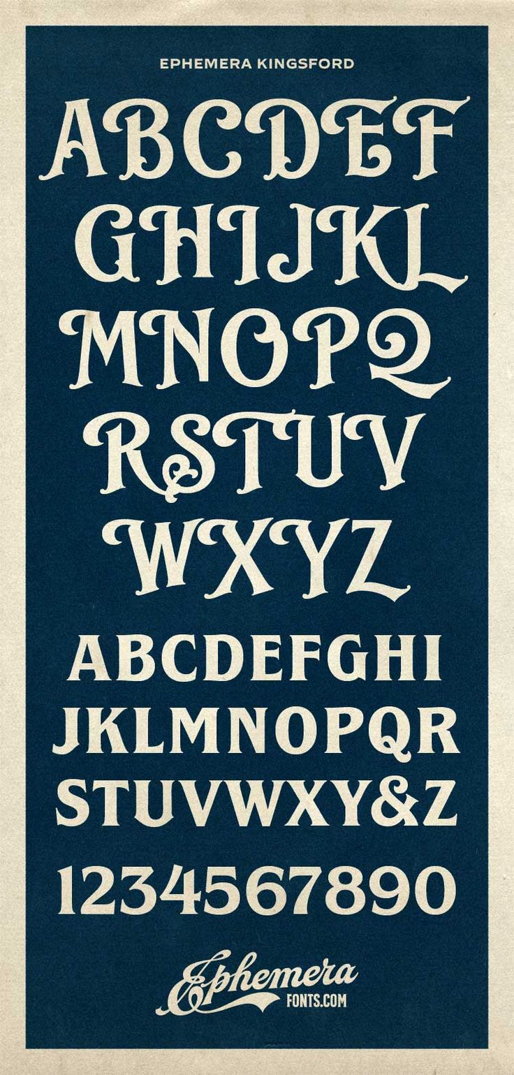 an old fashioned type of alphabet with numbers and letters on it's side, in blue