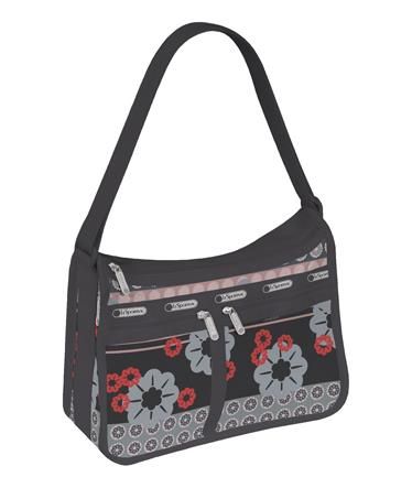 Deluxe Everyday Bag. Folk Flora print. $82.00. Available  at lesportsac.com. Medium On-the-go Shoulder Bag With Large Capacity, Medium Satchel With Detachable Strap For Travel, Medium Travel Satchel With Detachable Strap, Medium Travel Bag With Detachable Strap, Medium On-the-go Bags With Detachable Strap, Modern Medium Bag With Adjustable Strap, Everyday Satchel Travel Bag With Adjustable Handle, Modern Medium Bag With Detachable Strap, Medium Bags With Large Capacity For On-the-go