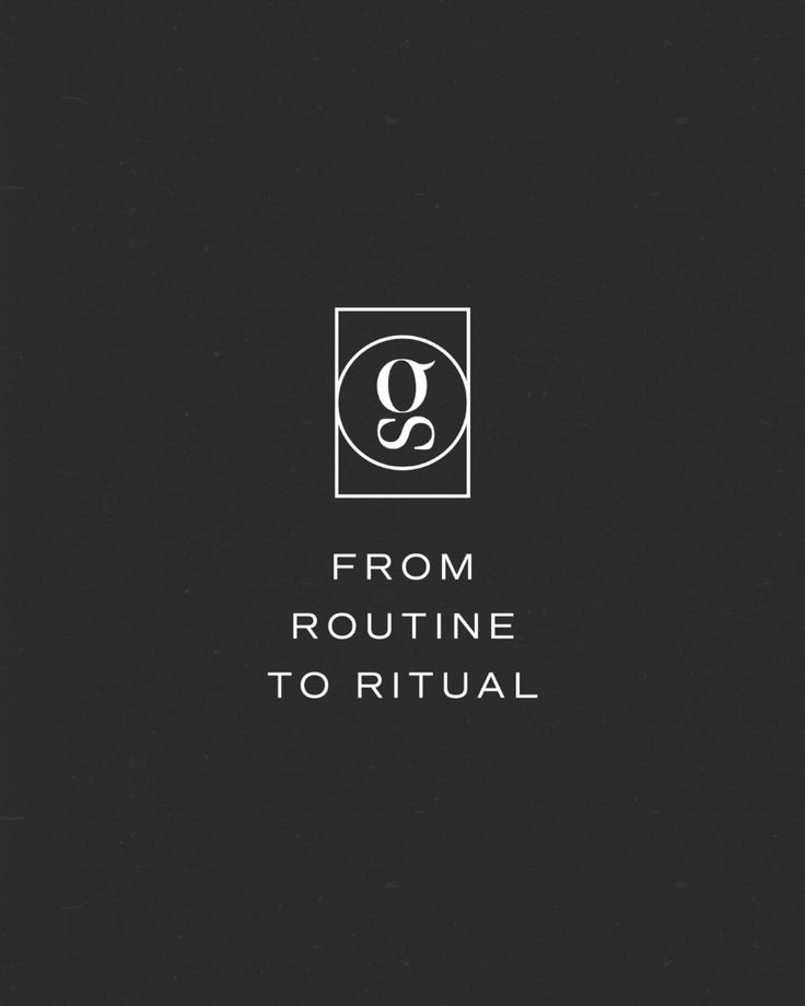 the logo for from routine to ritual