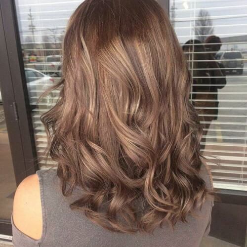 brown hair with lowlights Brown Hair With Lowlights, Honey Hair Color, Golden Brown Hair, Brown Hair Shades, Colored Hair Tips, Bronde Hair, Hair Color Light Brown, Haircut Styles, Low Lights Hair