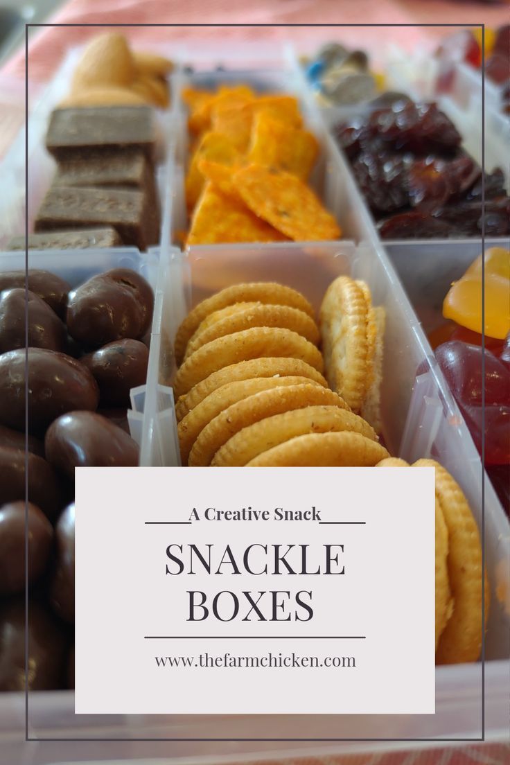 a plastic container filled with assorted snacks