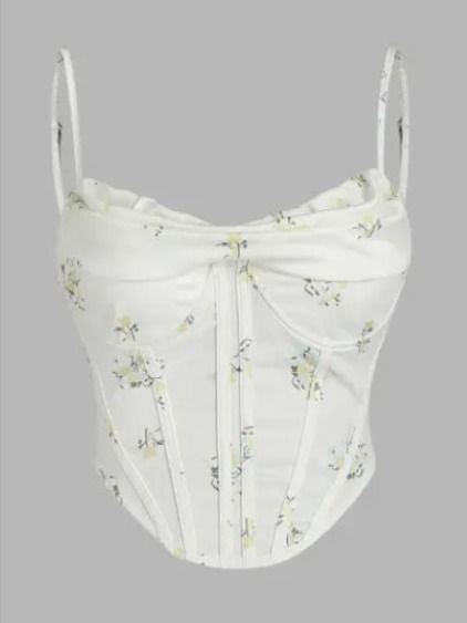 #affiliate #affiliatemarket #affiliatelink #croptop #corsettops #corset #aestheticclothes #fasion #aesthetic #womensclothing #aestheticfashion #croptops Cute Corset, White Lace Crop Top, Floral Bustier, Corset Shirt, No Label, Cute Tank Tops, Cute Style, Floral Crop Tops, Lace Crop Tops