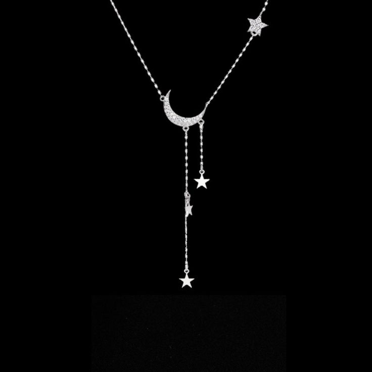 Description & Details Immerse yourself in the celestial realm with our meticulously crafted jewelry. Featuring the radiant sun, mysterious moon, and twinkling stars, these pieces add a celestial touch to your look. • Material: Solid 925 Sterling Silver ∙ Cubic Zirconia• Finish: Hypoallergenic ∙ Gold Plating• Dimensions: 40 - 45 cm chain, adjustable• All our work is custom made by hand with love Celestial Realm, Silver Moon Necklace, Moon Necklace Silver, Cat Moon, Necklace Moon, Twinkling Stars, Celestial Necklace, Best Gifts For Her, Silver Moon