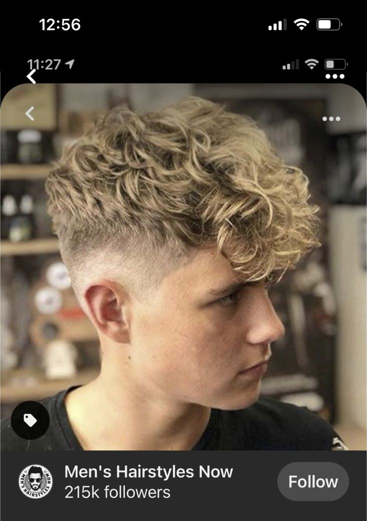 Boy Permed Hair, Perm Hair Men, Boys Haircuts Curly Hair, Boys Curly Haircuts, Trendy Boys Haircuts, Wavy Perm, Hairstyles Reference, Boy Haircuts Long, Curly Hair Fade