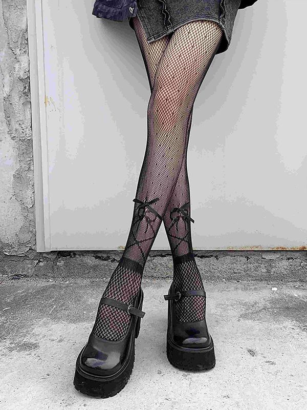 This price is for a pair of tights only, others are not included.   	 		 			Size 			Free Size 		 		 			Length 			60 Black Fishnet Legwear For Halloween, Black Fishnet Legwear For Spring, Edgy Fishnet Hosiery For Party, Black Fishnet Tights For Fall, Black Fishnet Stockings For Spring, Black Fishnet Hosiery For Fall, Punk Style Stretch Fishnet Legwear, Spring Fishnet Legwear In Black, Spring Black Fishnet Legwear