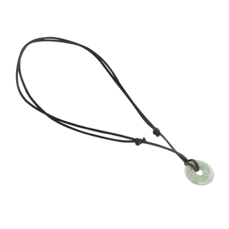 A beautiful jade pendant hanging from a cotton cord for a casual look. The Guatemalan duo Ruben and Gilda Perez work together to create new and innovative designs, giving the cord an adjustable length to fit the wearer with ease. Jade Cotton Cord Sliding knot 13.5 Inches Adjustable Due to the handmade nature of this product, exact color and pattern of stone may vary. Mayan Circle, Jade Pendant Necklace, Spirit Clothing, Fair Trade Clothing, Ribbon Jewelry, Boho Choker, Printed Jewelry, Dope Jewelry, Jade Necklace