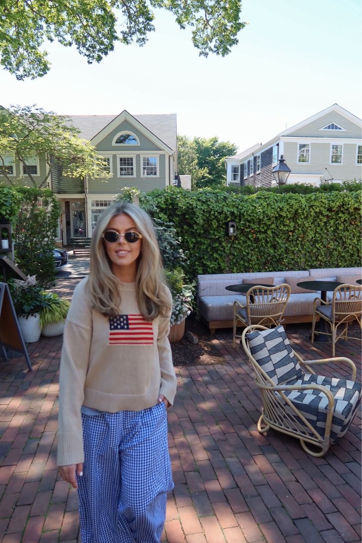 Tuckernuck curated on LTK Hamptons Inspired Outfits, Grandmillennial Style Clothing, East Hampton Outfits, Nantucket Preppy Aesthetic, Young Martha Stewart Style, Coastal Auntie Outfit, Nancy Meyers Aesthetic Clothes, Fall Cape Cod, Preppy East Coast Style