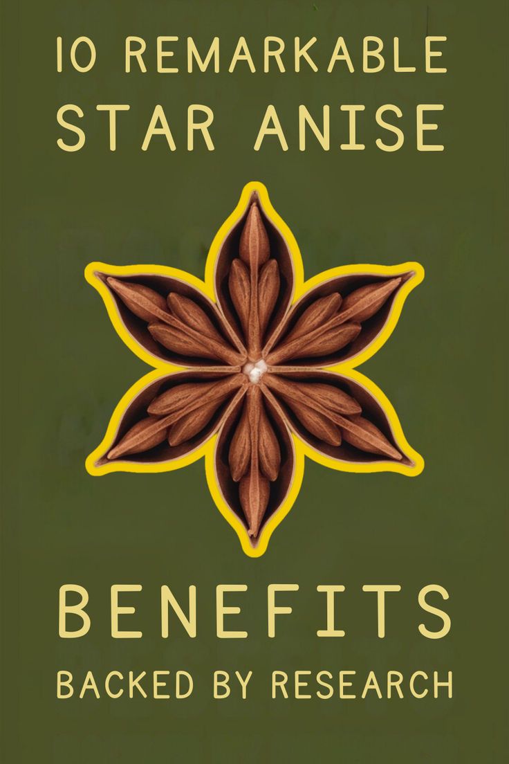 a book cover with the title ten remarkable star anise benefits, backed by research