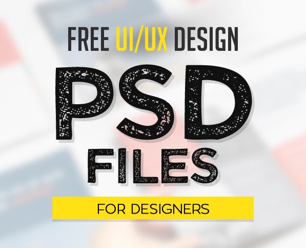 the text psd files for designers is shown in black and yellow with an abstract background