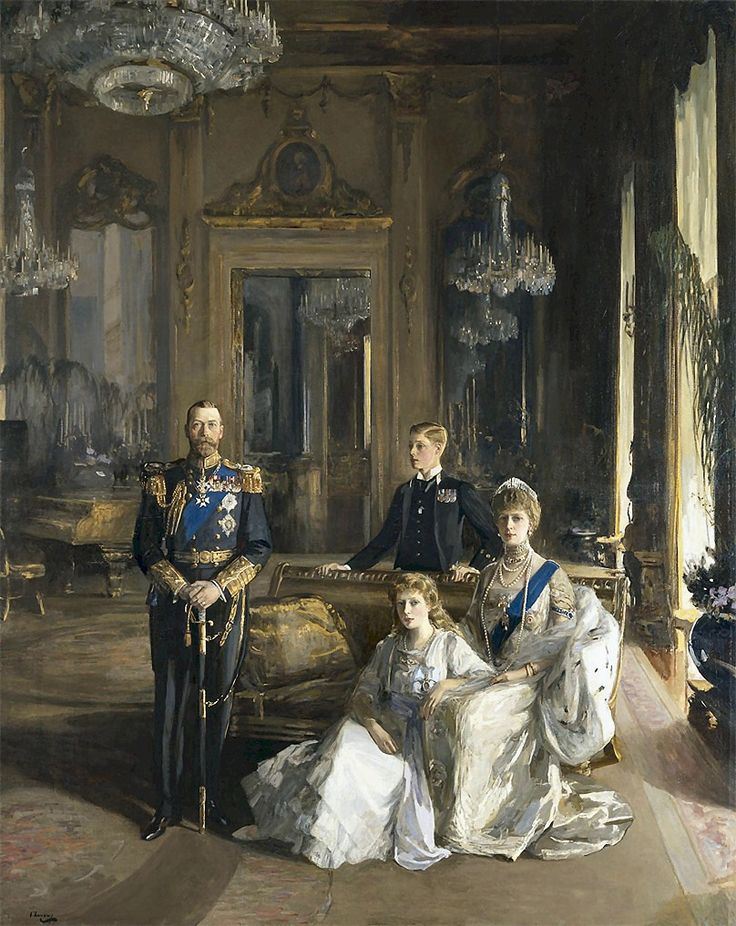 the royal family is posing for a portrait