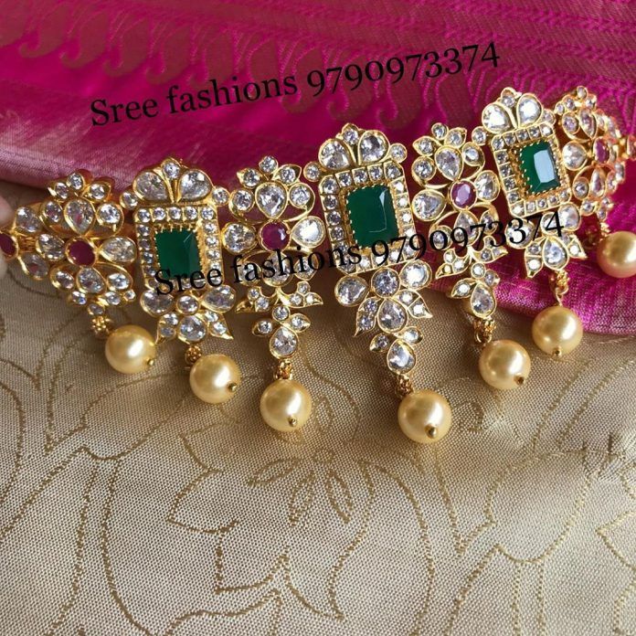 gold-plated-silver-antique-jewellery-designs-2019 (11) Antique Silver Jewelry, Jewelry Set Design, Gold Necklace Indian Bridal Jewelry, Jewellery Indian, Silver Jewellery Indian, Indian Jewellery Design Earrings, Gold Pendant Jewelry, Black Beaded Jewelry, Wedding Jewellery Collection