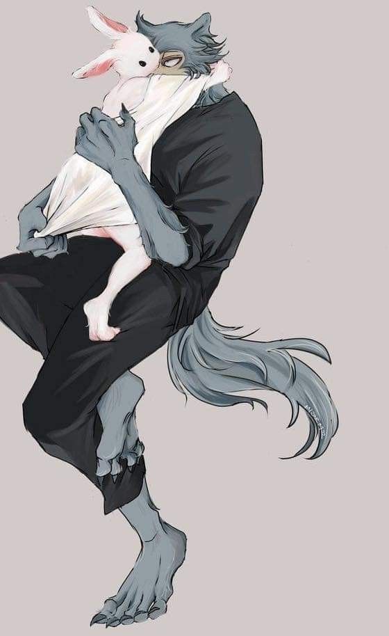 a drawing of a person with long hair holding a cat in his arms and looking at the camera