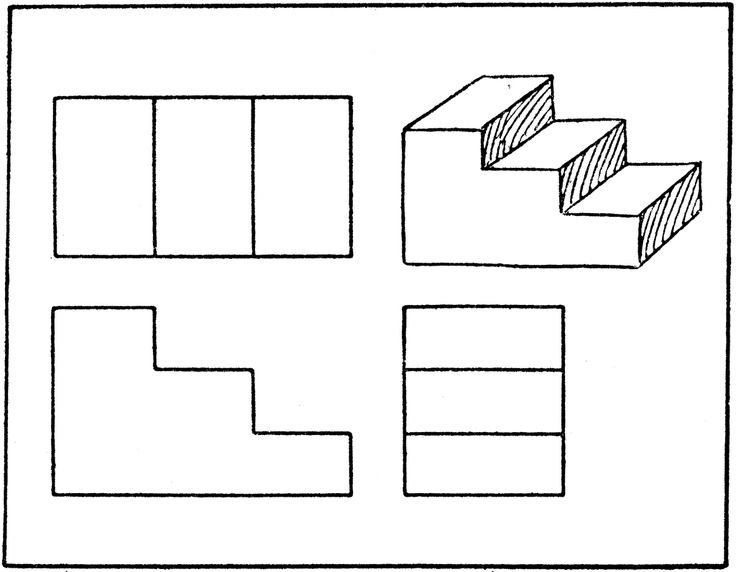 the diagram shows how to draw shapes with lines and rectangles in order to make them look like they are straight