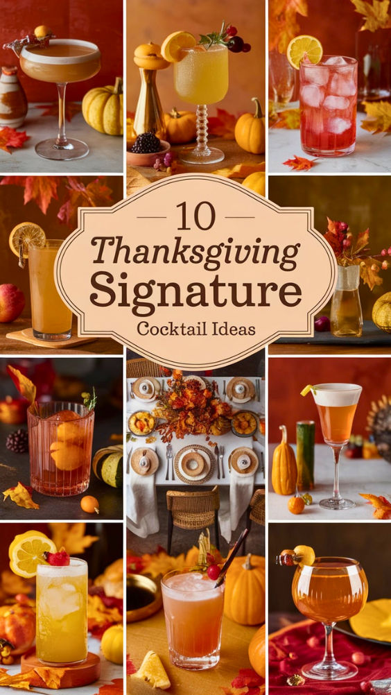 the top ten thanksgiving signature cocktails