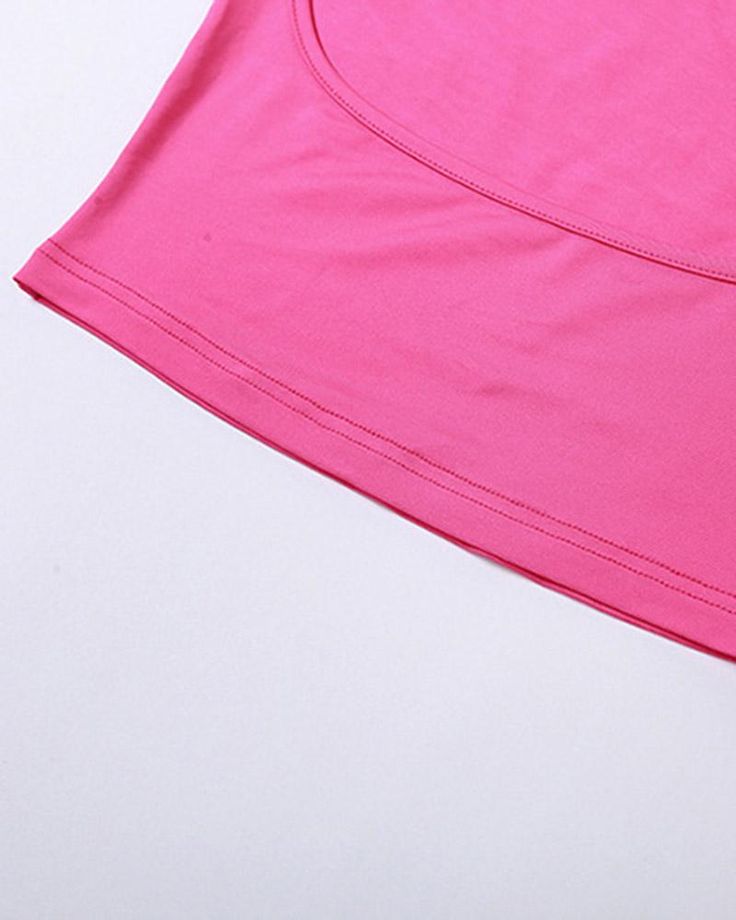 Details: Short-sleeve top with halter designTop Length: CroppedSleeve Length: Short SleevesMaterials:95% Polyester + 5% Spandex Summer Yoga Tankini With Stretch, Summer Yoga Stretch Tankini, Summer Workout Stretch Tankini, Summer Athleisure Stretch Tankini, Stretch Beachwear Tops With Short Sleeves, Pink Elastane Gym Tops, Stretch Short Sleeve Beachwear Tops, Pink Elastane Yoga Top, Fitted Solid Color Beach Top