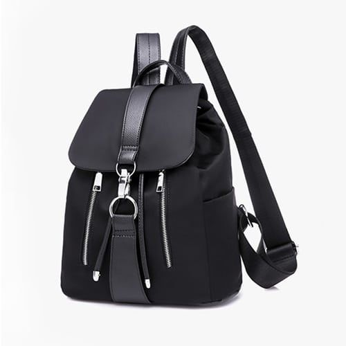 Women's Modern Leather Backpack - Wnkrs Black School Bags, Backpack Handbags, Shoulder Bags For School, Leather Backpack Purse, Anti Theft Backpack, Style Rock, Handbags Fashion, Backpack Brands, Waterproof Backpack