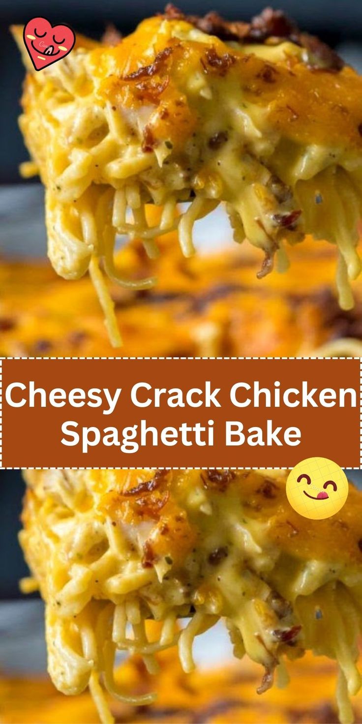 Cheesy Chicken Spaghetti Bake, Chicken Spaghetti Bake, Easy Chicken Spaghetti Recipe, Cheesey Chicken, Easy Chicken Spaghetti, Baked Chicken Spaghetti, Spaghetti Bake, Cheesy Chicken Casserole, Chicken Spaghetti Casserole